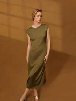 Femme Primark Robes|Robe Mi-longue En Satin The Edit