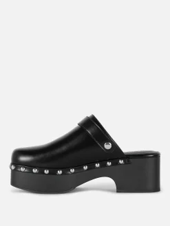 Femme Primark Chaussures À Talons|Sabots Cloutés à Talon épais Rita Ora