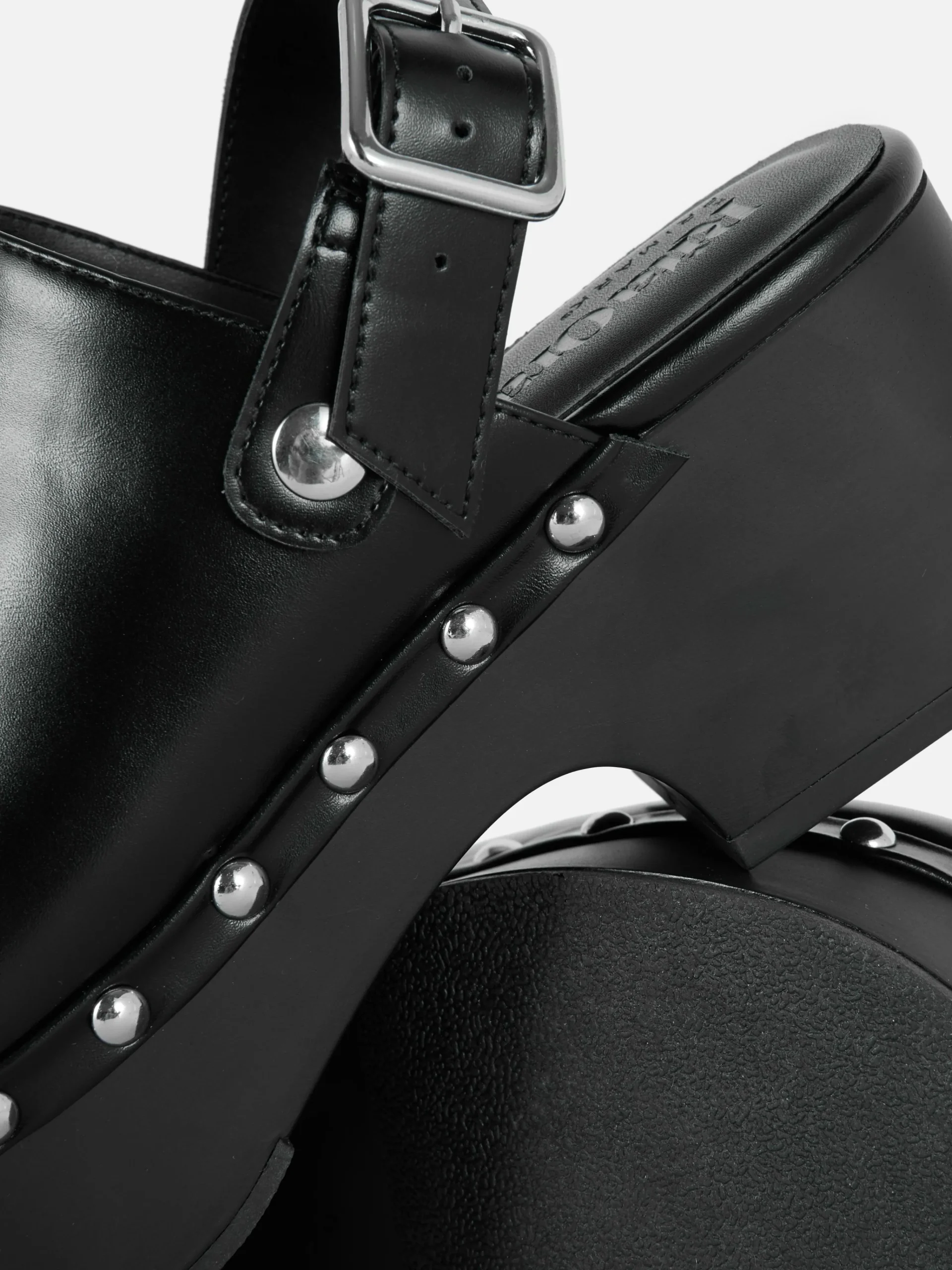 Femme Primark Chaussures À Talons|Sabots Cloutés à Talon épais Rita Ora