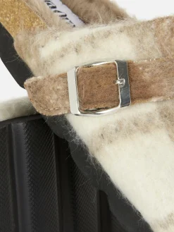 Femme Primark Chaussons|Sabots Mules Doublés De Fausse Fourrure Rita Ora