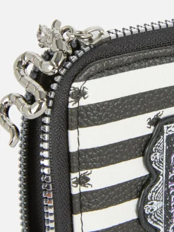 Femme Primark Beetlejuice|Accessoires Halloween|Sac à Main Zippé Beetlejuice