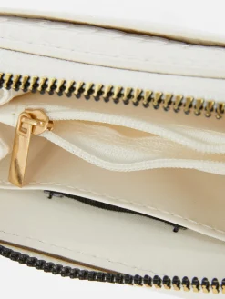 Femme Primark Sacs Et Porte-Monnaie|Sac à Main Zippé Imitation Crocodile