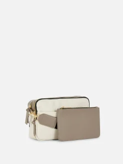 Femme Primark Sacs Et Porte-Monnaie|Sac Bandoulière (petit) à Double Zip En Faux Crocodile