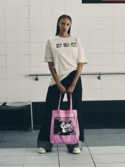 Femme Primark Sacs Et Porte-Monnaie|Sac Fourre-tout Disney Mickey Mouse X Keith Haring