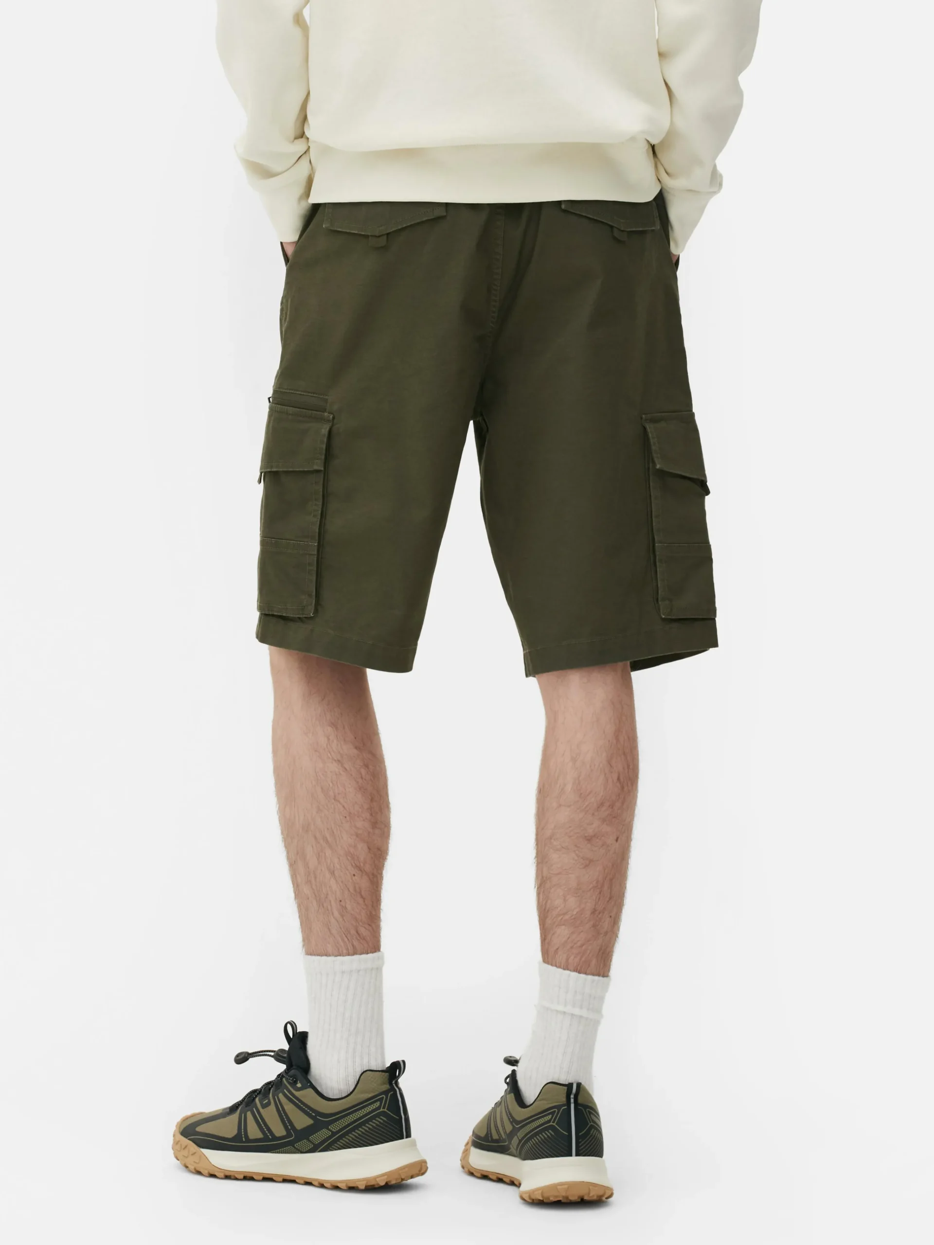 Homme Primark Shorts|Short Cargo Avec Cordon De Serrage