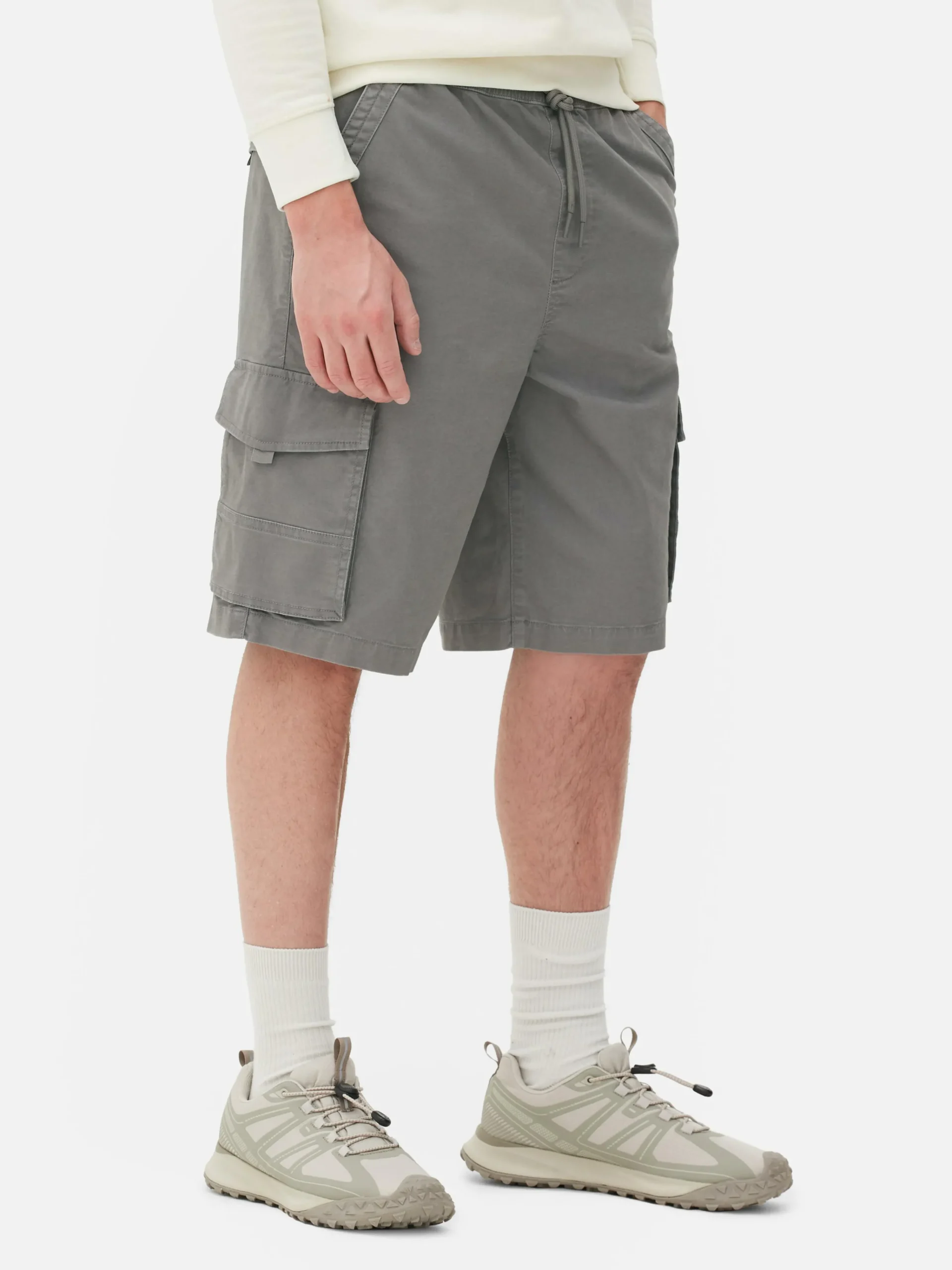 Homme Primark Shorts|Short Cargo Avec Cordon De Serrage