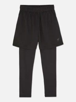 Enfant Primark Shorts|Short De Sport Avec Legging 2 En 1