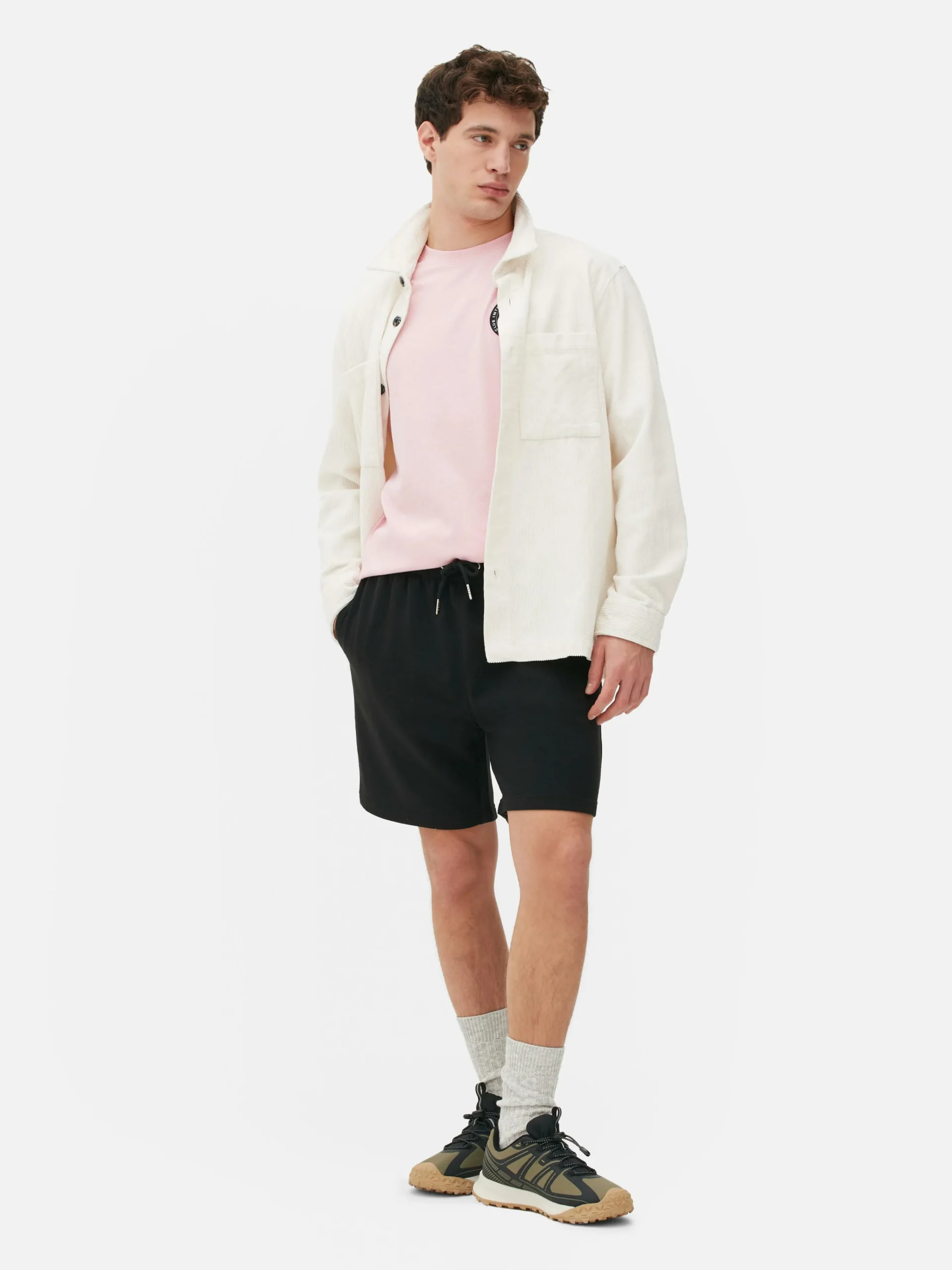 Homme Primark Shorts|Short En Jersey Avec Cordon De Serrage