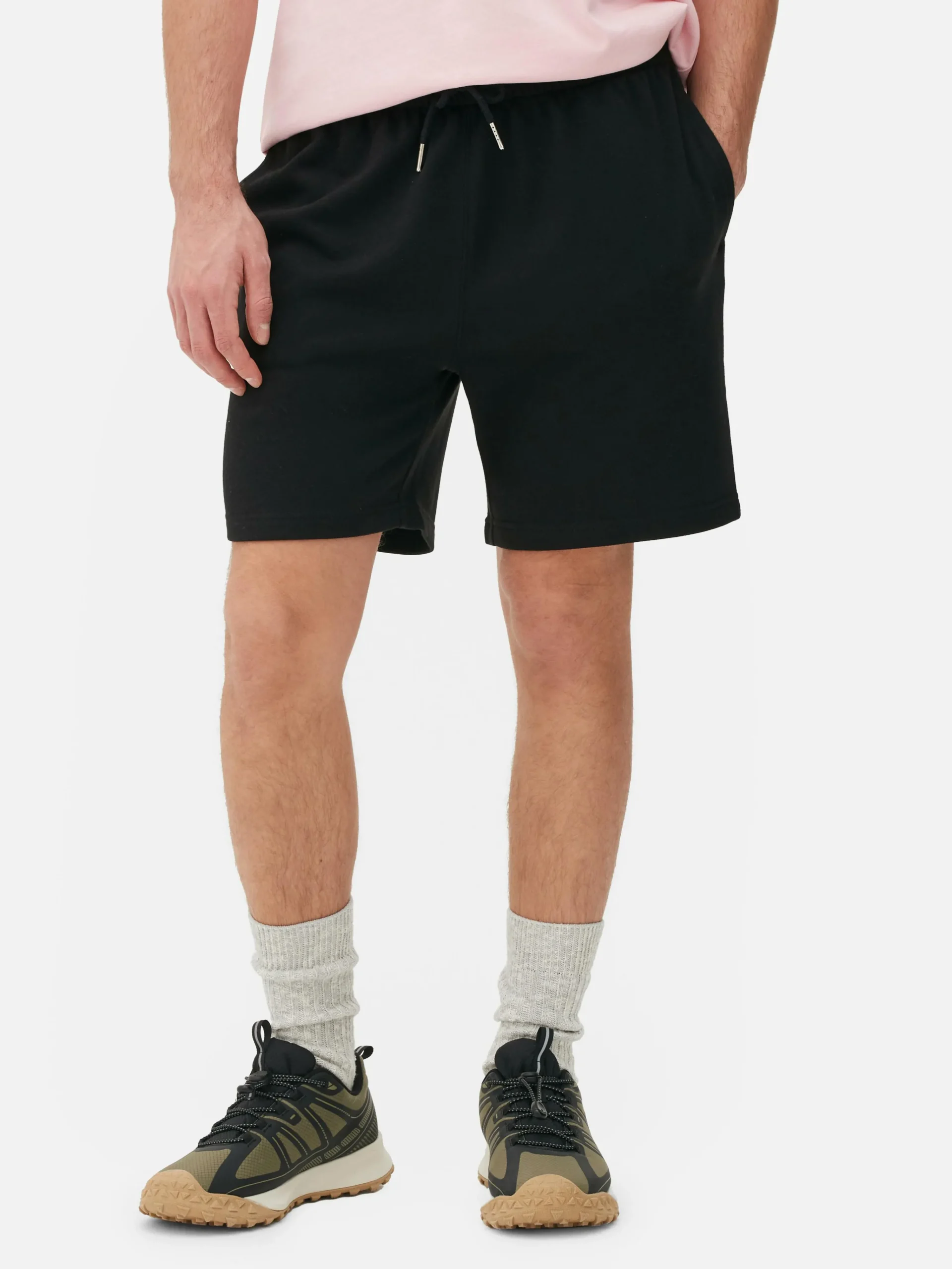 Homme Primark Shorts|Short En Jersey Avec Cordon De Serrage