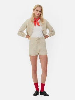 Femme Primark Shorts|Short En Maille Torsadée Rita Ora