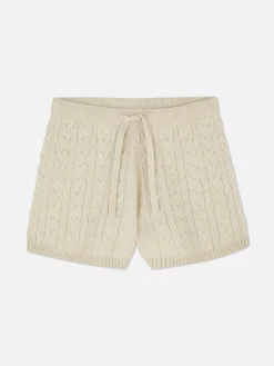 Femme Primark Shorts|Short En Maille Torsadée Rita Ora