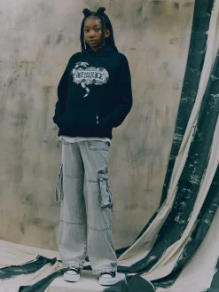 Enfant Primark Beetlejuice|Tout Halloween|Sweat à Capuche à Motifs Multiples Beetlejuice