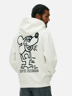 Homme Primark T-Shirts Et Sweat-Shirts À Motifs|Sweats À Capuche Et Sweat-Shirts|Sweat à Capuche Disney Mickey Mouse X Keith Haring