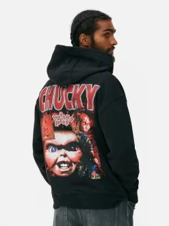 Homme Primark T-Shirts Et Sweat-Shirts À Motifs|Tout Halloween|Sweat à Capuche Graphique Chucky