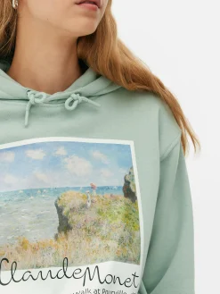 Femme Primark T-Shirts Et Sweat-Shirts À Motifs|Sweats À Capuche Et Sweat-Shirts|Sweat à Capuche Polaroid Claude Monet