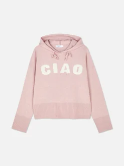 Femme Primark Sweats À Capuche Et Sweat-Shirts|Pulls Et Gilets|Sweat à Capuche Tricoté à Message