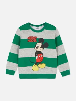 Enfant Primark Sweats À Capuche Et Sweat-Shirts|Sweat-shirt à Col Ras-du-cou Et Rayures Disney Mickey Mouse