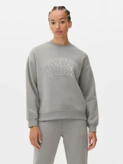 Femme Primark Sweats À Capuche Et Sweat-Shirts|Sweat-shirt à Col Ras-du-cou Avec Message