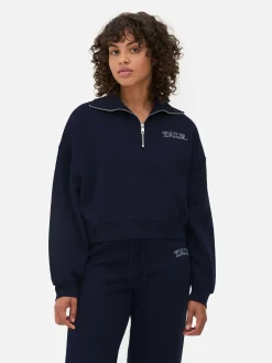 Femme Primark Sweats À Capuche Et Sweat-Shirts|Sweat-shirt à Col Zippé à Coordonner Yale