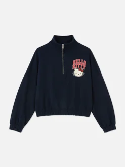 Femme Primark Sweats À Capuche Et Sweat-Shirts|Sweat-shirt à Col Zippé Hello Kitty