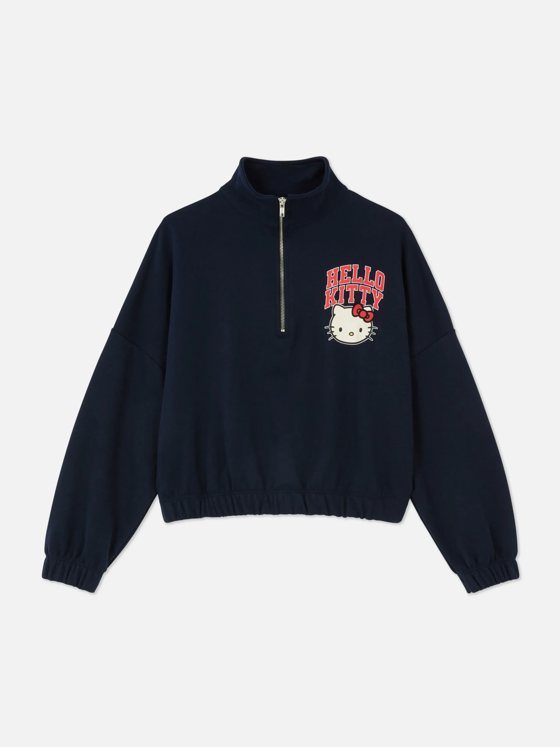 Femme Primark Sweats À Capuche Et Sweat-Shirts|Sweat-shirt à Col Zippé Hello Kitty