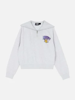 Femme Primark Sweats À Capuche Et Sweat-Shirts|Sweat-shirt à Col Zippé NBA Los Angeles Lakers à Coordonner