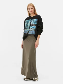 Femme Primark Sweats À Capuche Et Sweat-Shirts|Sweat-shirt Claude Monet Le Bassin Aux Nymphéas