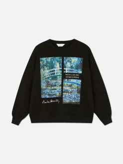 Femme Primark Sweats À Capuche Et Sweat-Shirts|Sweat-shirt Claude Monet Le Bassin Aux Nymphéas