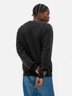 Homme Primark T-Shirts Et Sweat-Shirts À Motifs|Sweats À Capuche Et Sweat-Shirts|Sweat-shirt Délavé Nirvana