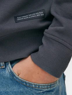 Homme Primark T-Shirts Et Sweat-Shirts À Motifs|Sweats À Capuche Et Sweat-Shirts|Sweat-shirt Nature Morte Au Crâne De Cézanne