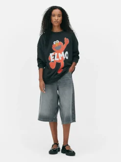 Femme Primark Sweats À Capuche Et Sweat-Shirts|Sweat-shirt Oversize Graphique Sesame Street