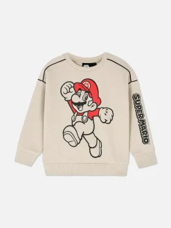 Enfant Primark Sweats À Capuche Et Sweat-Shirts|Sweat-shirt Passepoilé Super Mario à Coordonner