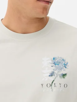 Homme Primark Hauts Et T-Shirts|T-shirt à Imprimé Floral Tokyo