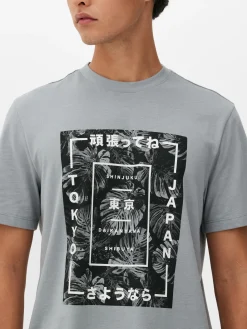Homme Primark Hauts Et T-Shirts|T-shirt à Imprimé Tokyo