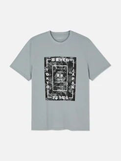 Homme Primark Hauts Et T-Shirts|T-shirt à Imprimé Tokyo