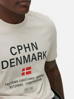Homme Primark Hauts Et T-Shirts|T-shirt à Manches Courtes Copenhague