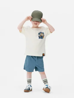 Enfant Primark Hauts Et T-Shirts|T-shirt à Manches Courtes Et Motif Pelleteuse