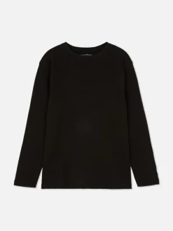 Enfant Primark Hauts Et T-Shirts|T-shirt à Manches Longues Et à Texture Gaufrée