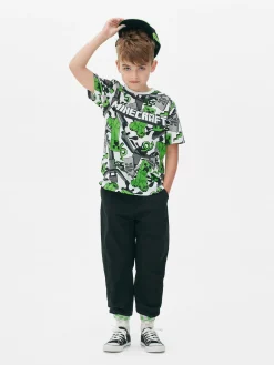 Enfant Primark Hauts Et T-Shirts|T-shirt à Motif Minecraft Creeper