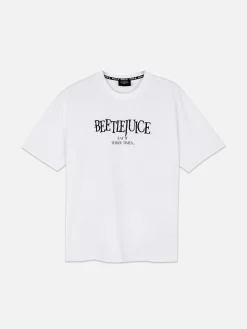 Homme Primark T-Shirts Et Sweat-Shirts À Motifs|Beetlejuice|T-shirt à Motif Répétitif Beetlejuice