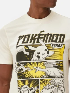 Homme Primark Hauts Et T-Shirts|T-shirt à Motifs Style Bande Dessinée Pokémon