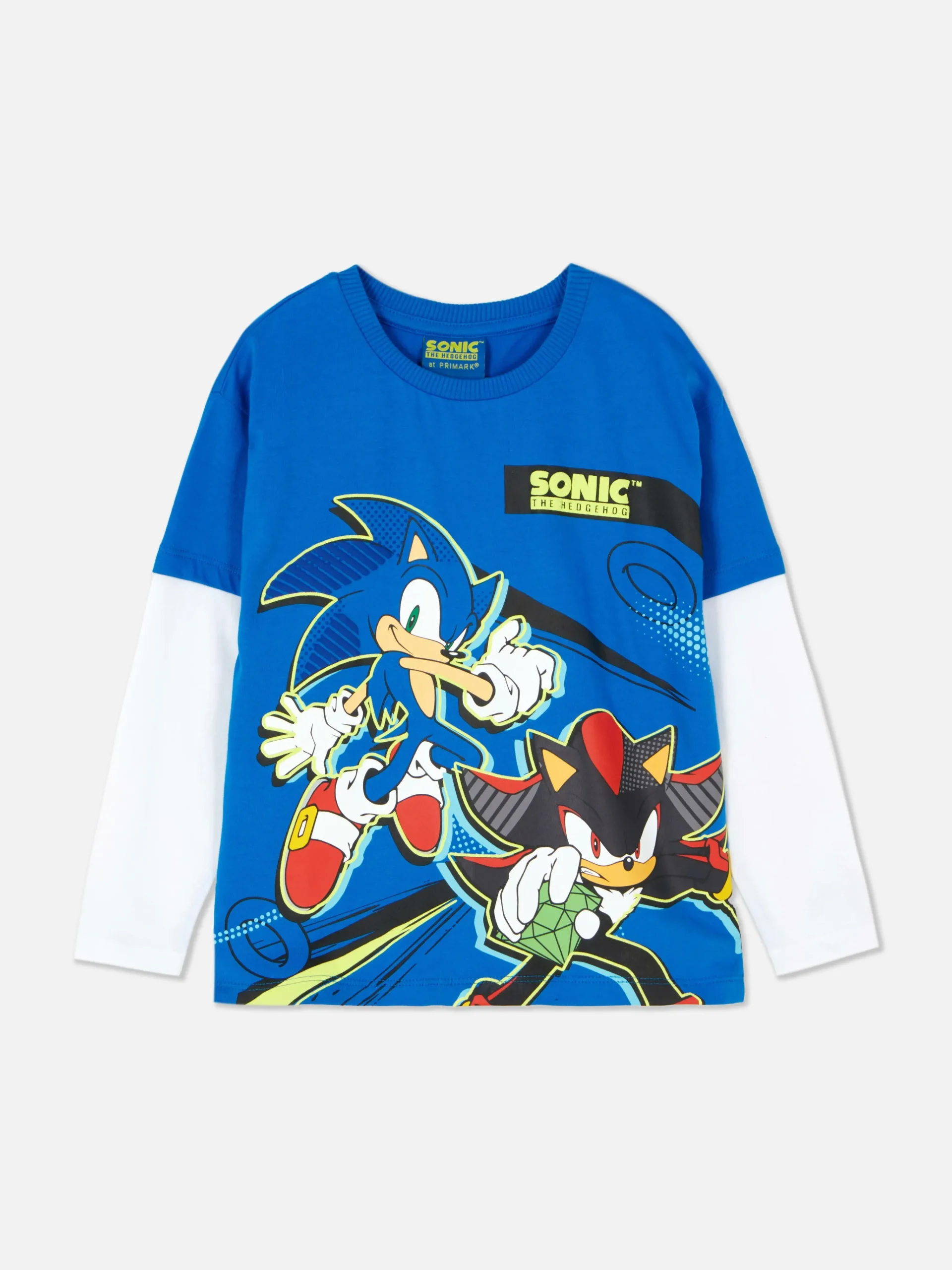 Enfant Primark Hauts Et T-Shirts|T-shirt Bicolore Sonic Le Hérisson
