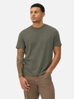 Homme Primark Hauts Et T-Shirts|T-shirt Chiné Coupe Regular