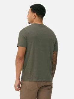 Homme Primark Hauts Et T-Shirts|T-shirt Chiné Coupe Regular