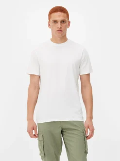 Homme Primark Hauts Et T-Shirts|T-shirt Col Ras-du-cou Coupe Regular
