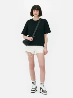 Femme Primark Hauts Et T-Shirts|T-shirt Coupe Droite