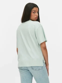 Femme Primark Hauts Et T-Shirts|T-shirt Coupe Droite à Motif Graphique