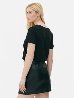 Femme Primark Hauts Et T-Shirts|T-shirt Coupe Regular à Col En V