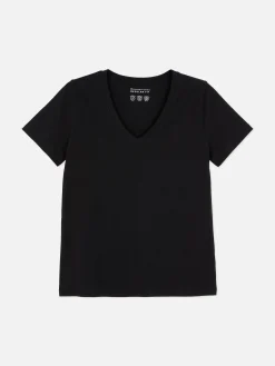 Femme Primark Hauts Et T-Shirts|T-shirt Coupe Regular à Col En V