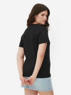 Femme Primark Hauts Et T-Shirts|T-shirt Coupe Regular à Col Ras Du Cou